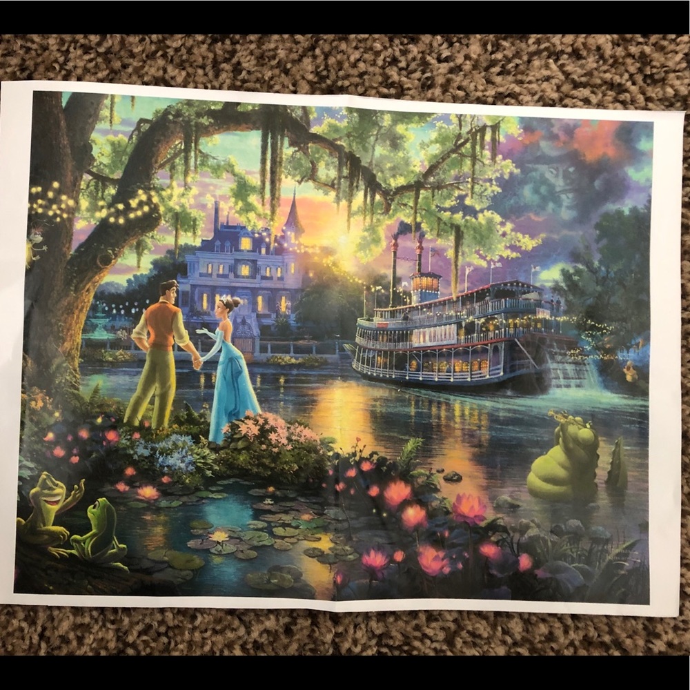 Thomas Kinkade 500 piece puzzle Princess Frog